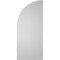 Ekena Millwork Quarter Round Top Right Surface Mount PVC Gable Vent w/ 3-1/2"W x 1"P Standard Frame, 14"W x 32"H GVPQR14X3201SN - alternate 3